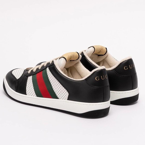 GUCCI Screener logo web stripe sneakers - Picture 8 of 12
